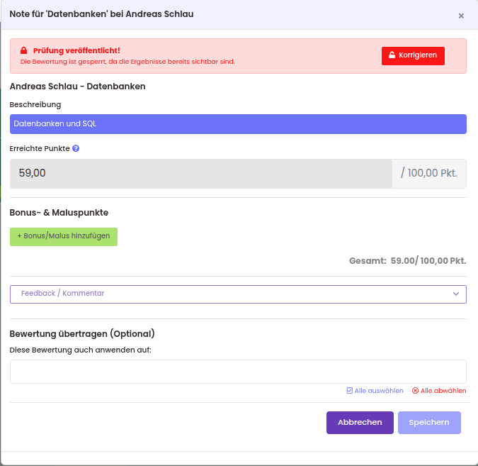Effiziente Noteneingabe: Von der Schnellerfassung bis zu Detail-Kriterien