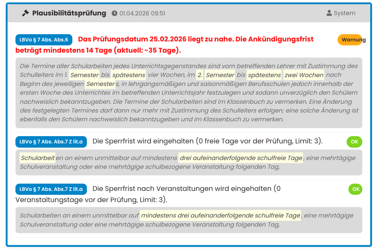 LBVO Österreich: die wichtigsten Paragraphen und wie Notenheld sie abbildet