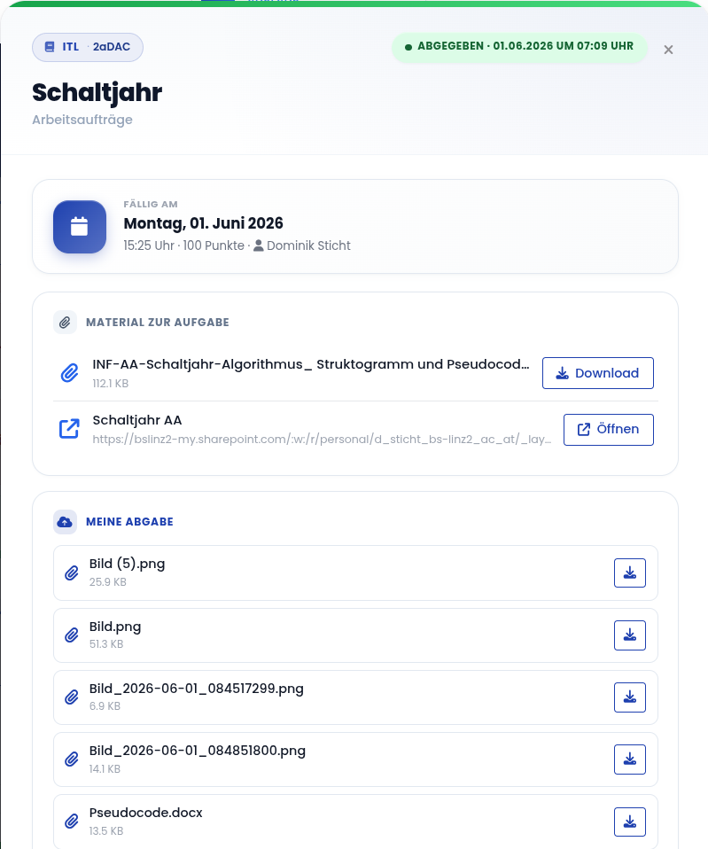 Schüler geben digital ab: Dateien & Links statt Papier